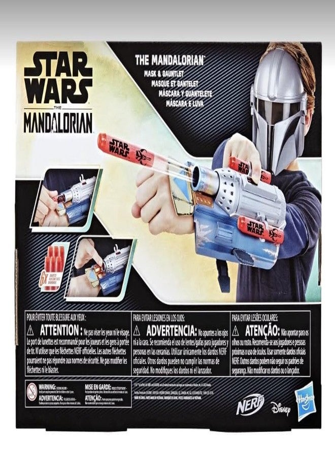 STAR WARS NERF The Mandalorian Rocket Gauntlet + Mask Set, NERF Dart-Launching Toy for Kids Roleplay, Toys for Kids Ages 5 and Up - Image 3