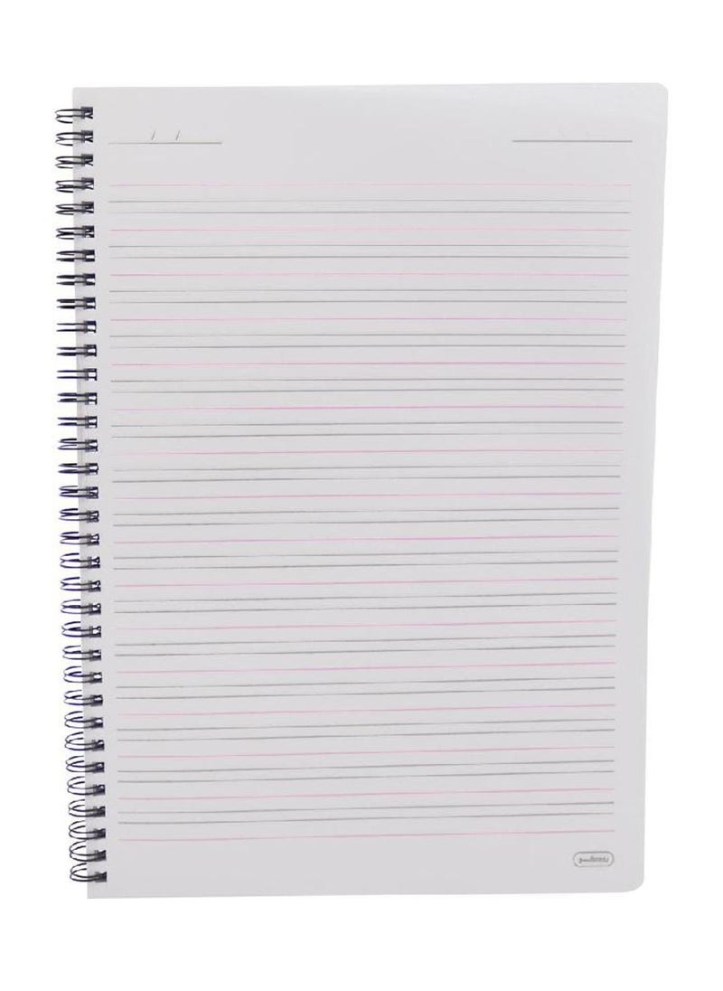 روكو - دفتر للكتابة الإنجليزي بتسطير مزدوج مقاس A4 من 100 ورقة - Image 1