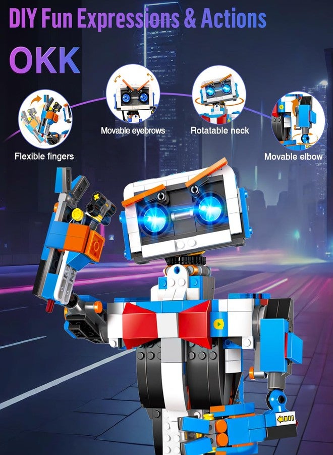 okk Robot Kit, STEM Toys for Kids 8-12, APP & Remote Control, DIY Engineering Educational Coding Robotics, Programmable Building Sets Gifts for Boys Girls - Image 5