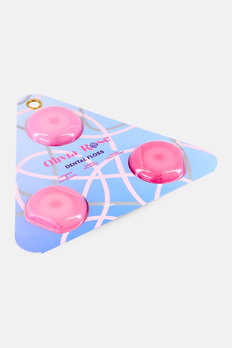 Olivia Rose 3 Pack Dental Floss Minty Freshness With Every Floss - Image 2