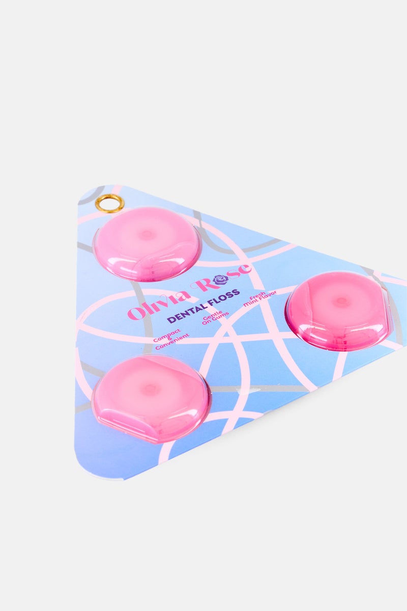 Olivia Rose 3 Pack Dental Floss Minty Freshness With Every Floss - Image 3