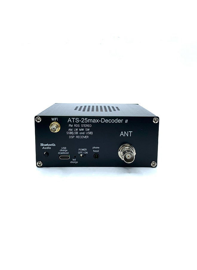 Generic ATS-25MAX Decoder V2 2.4Inch Touching Screen Portable Full Band Radio Receiver with HAM Frequency Modulation Radios Searching CW Decoding WiFi LNA BT Functions  - Image 4