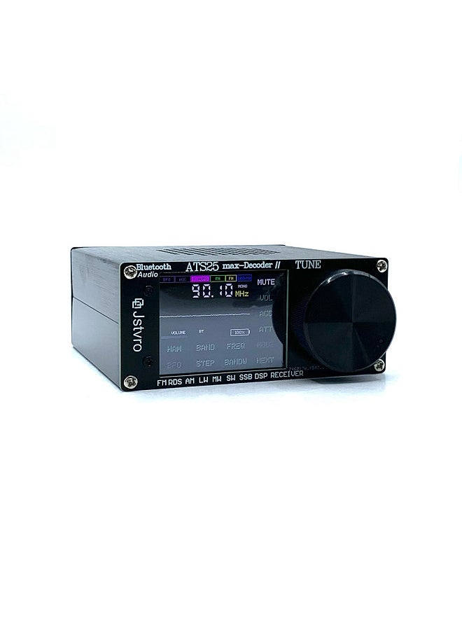 Generic ATS-25MAX Decoder V2 2.4Inch Touching Screen Portable Full Band Radio Receiver with HAM Frequency Modulation Radios Searching CW Decoding WiFi LNA BT Functions  - Image 2