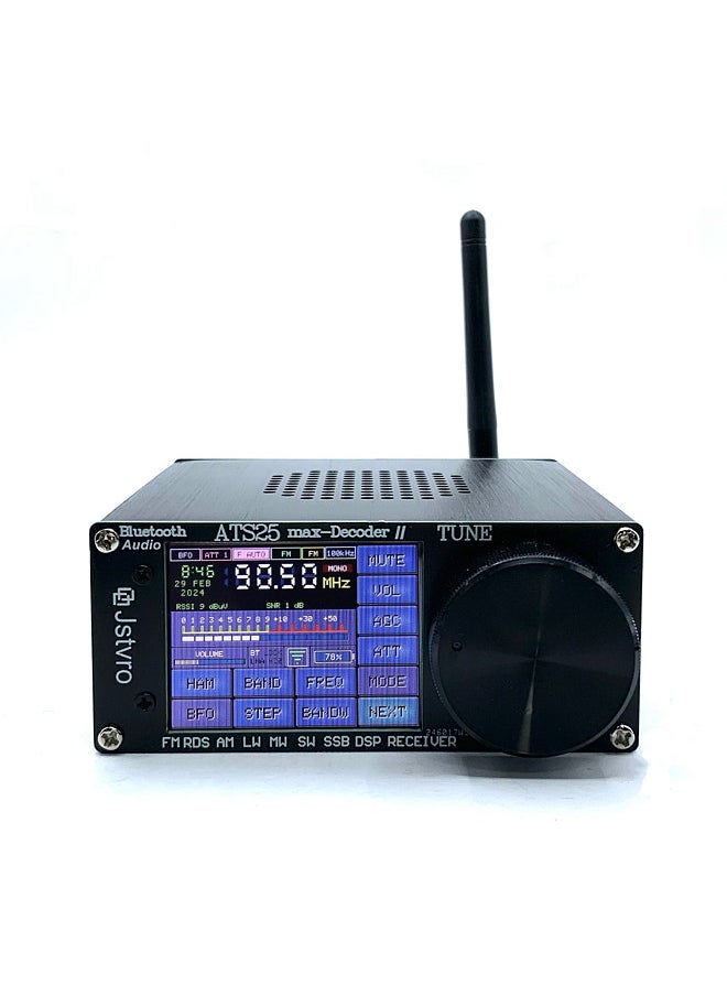 Generic ATS-25MAX Decoder V2 2.4Inch Touching Screen Portable Full Band Radio Receiver with HAM Frequency Modulation Radios Searching CW Decoding WiFi LNA BT Functions  - Image 3