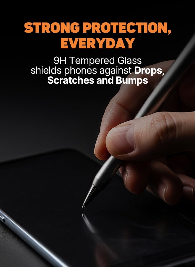 FITIT حماية شاشة زجاجية مقسّاة لجهاز آيفون 16 برو – فلتر خصوصية، حماية من السقوط، وضوح عالي – fitit - Image 3