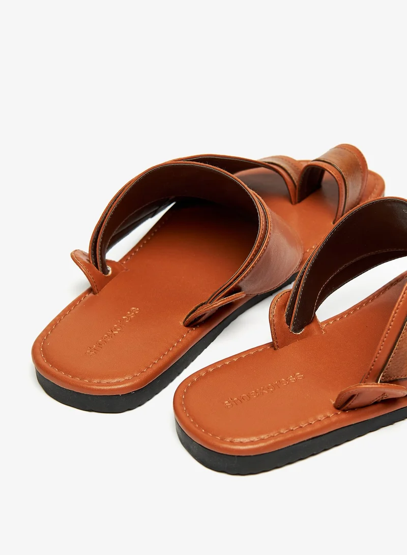 shoexpress Textured Slip On Arabic Sandals