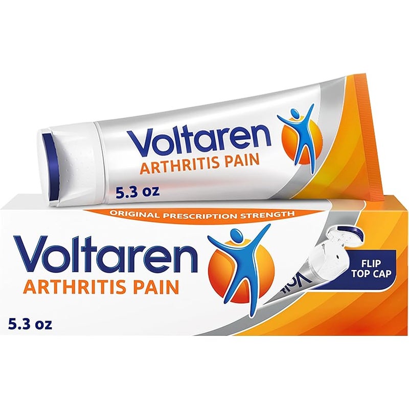 VOLTAREN Arthritis Pain Relief Gel, Diclofenac Sodium, 1% (NSAID), Clinically Proven Powerful Pain Reliever with Easy Open Flip Top Cap, No Prescription Needed, 150 g - Image 1