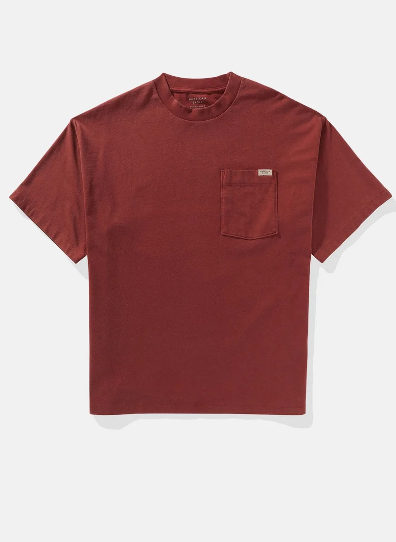 American Eagle Logo Graphic Crew Neck T-Shirt