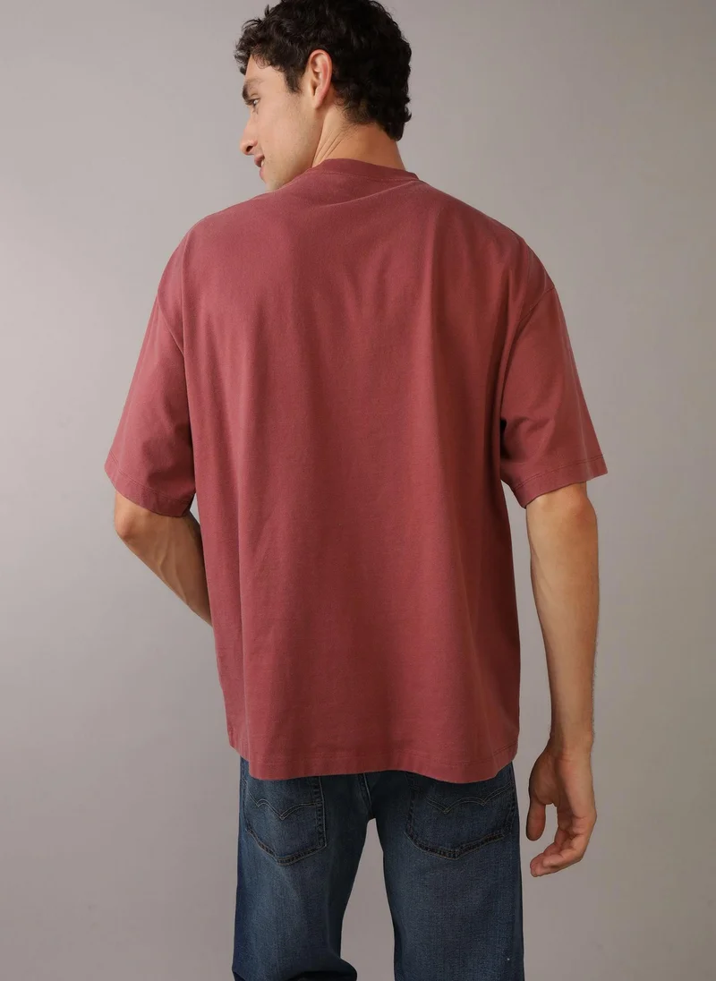 American Eagle Logo Graphic Crew Neck T-Shirt