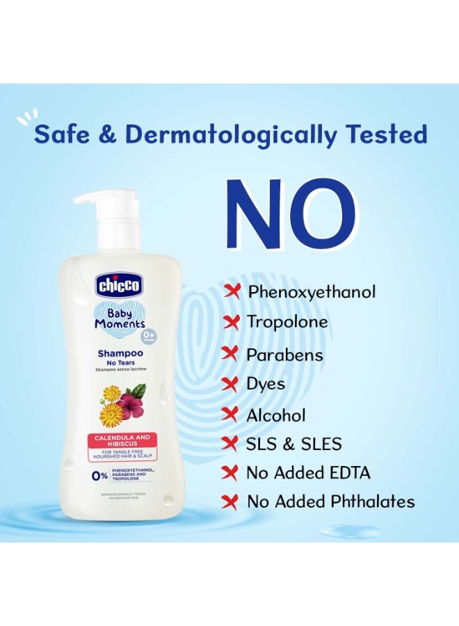 شيكو شامبو شيكو بيبي مومنتس لأوقات استحمام خالية من الدموع، مكونات طبيعية، مناسب لشعر الطفل الناعم الخالي من التشابك، خالٍ من فينوكسي إيثانول والبارابين (500 مل) - Image 5