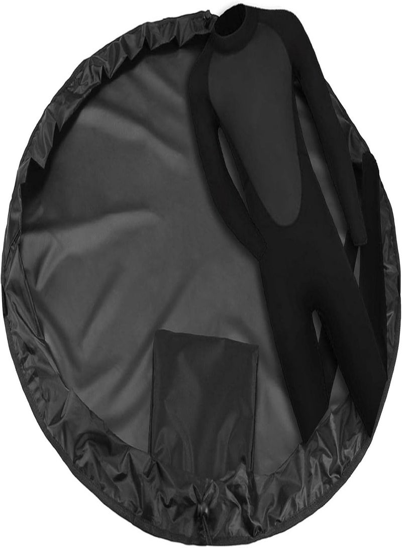 GGOOT Wetsuit Bag Changing Mat,Secure Wrap Handles Padded Shoulder Strap - for Wetsuit Swimming Diving Surfing Rowing Kayak - Image 4