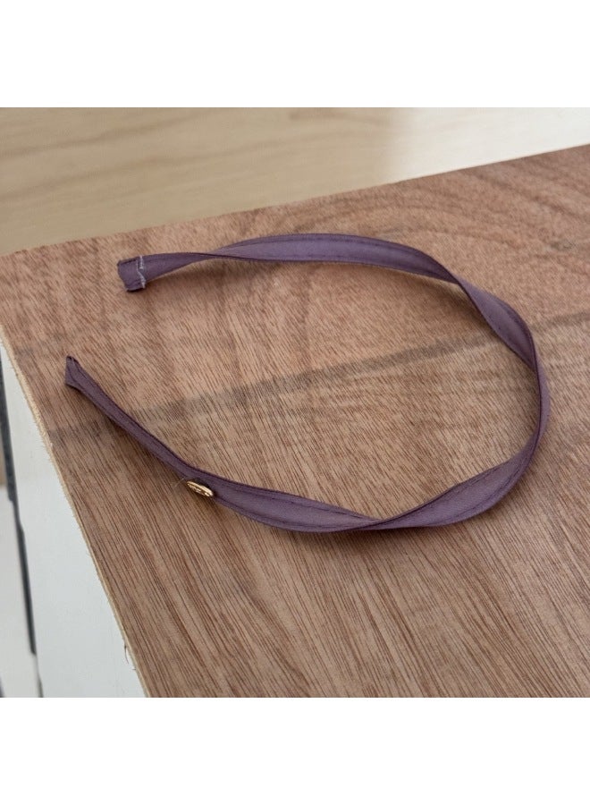 Retro Spiral Hair Hoop For Women Spring And Summer New Niche Design Pressure Hair Wash Headband High-end Hair - Image 1