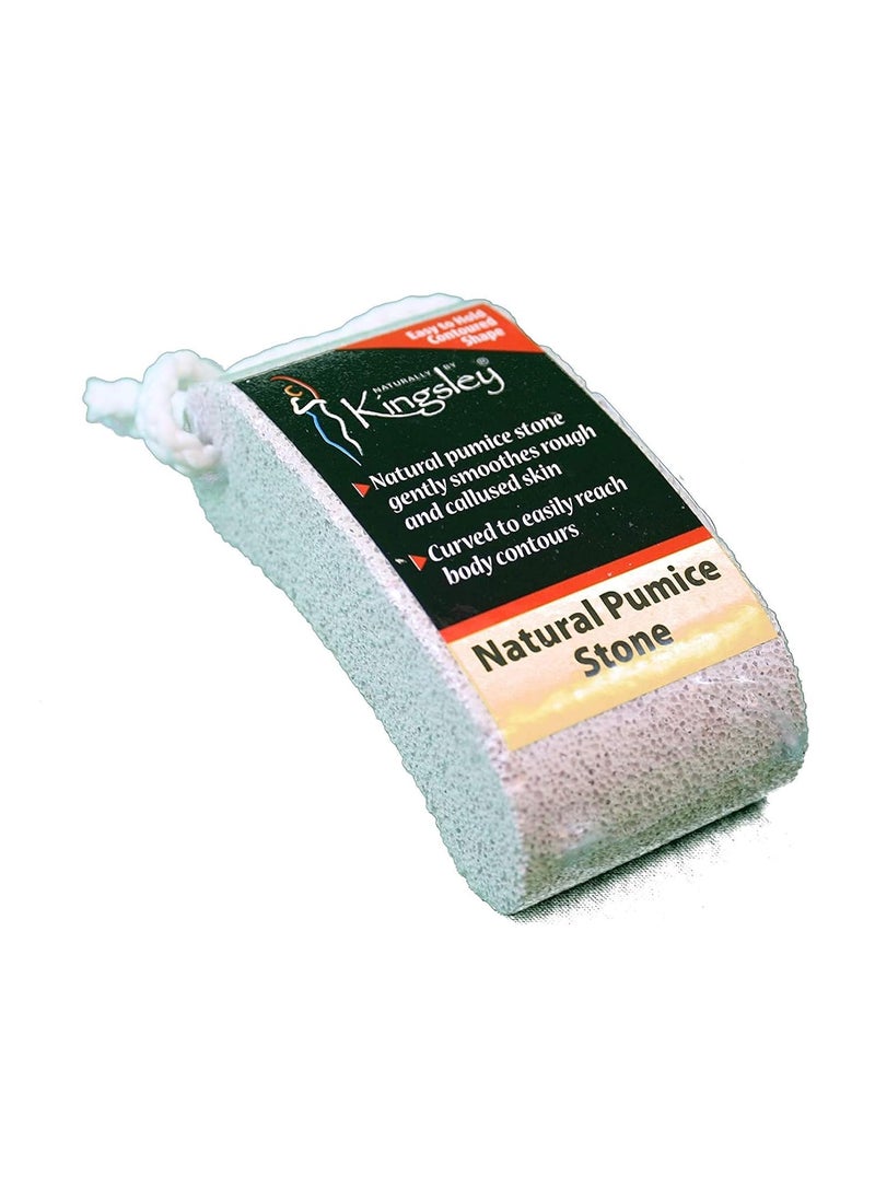 Kingsley Kingsley Pillow Shaped Natural Pumice Stone On Rope 