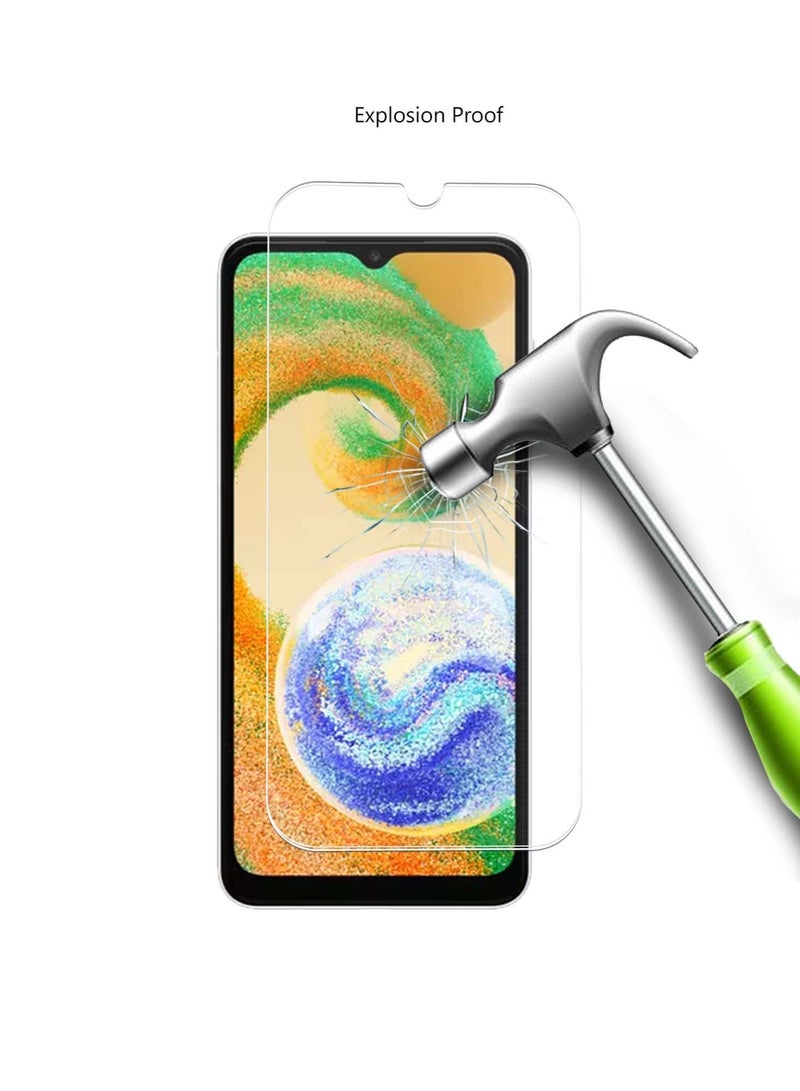 Techie حامي شاشة زجاجي مقسّى عالي الدقة 2 قطعة لسامسونج جالاكسي A04s مضاد للانعكاس مضاد للفقاعات صلابة 9H سماكة 0.2 مم حواف مدورة تركيب سهل - Image 3