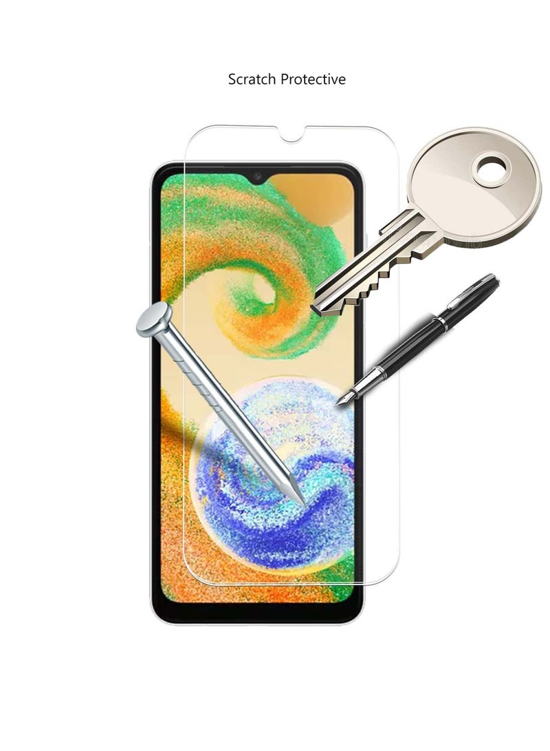 Techie حامي شاشة زجاجي مقسّى عالي الدقة 2 قطعة لسامسونج جالاكسي A04s مضاد للانعكاس مضاد للفقاعات صلابة 9H سماكة 0.2 مم حواف مدورة تركيب سهل - Image 4