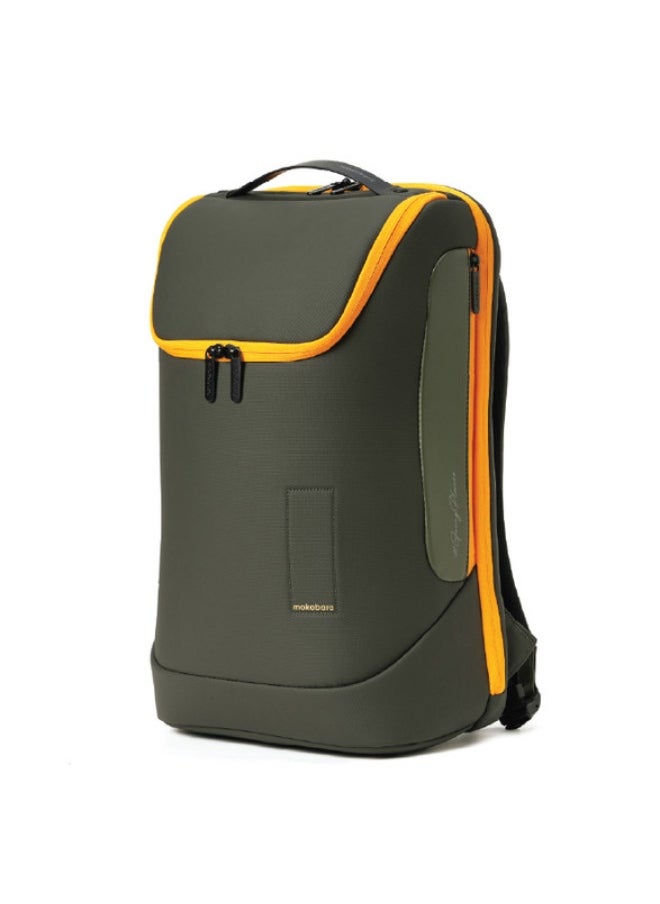 Mokobara MOKOBARA The Transit Standard Backpack - 30 Litre Premium Nylon 15.6" Laptop Backpack Bag with Luggage Sleeve (Home Grown Sunray)  - Image 1