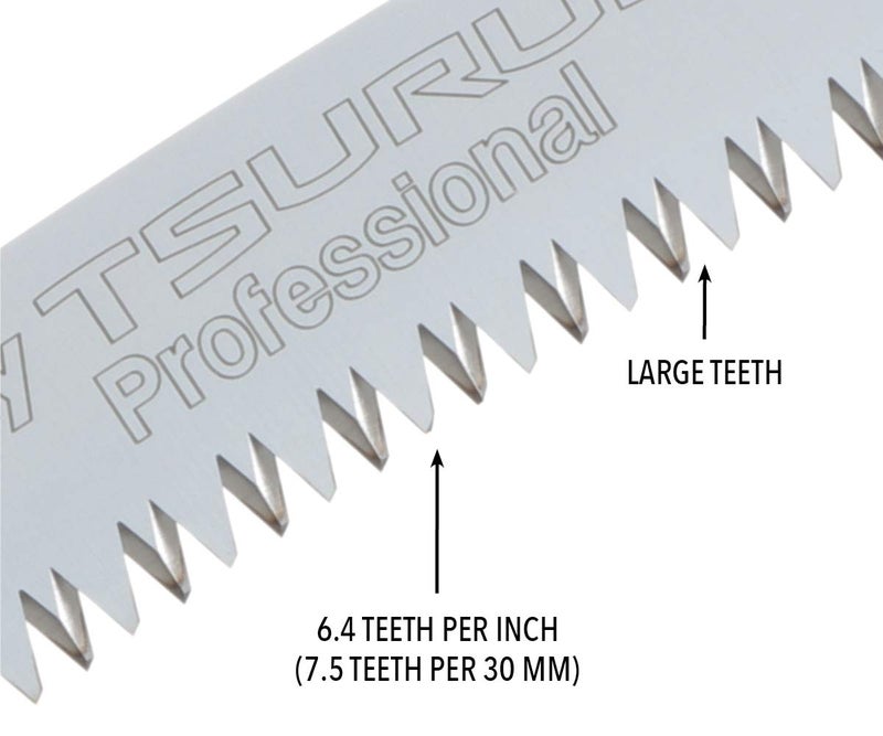 Silky Professional Series TSURUGI Curved Hand Saw 270mm Large Teeth (454-27) - Image 3