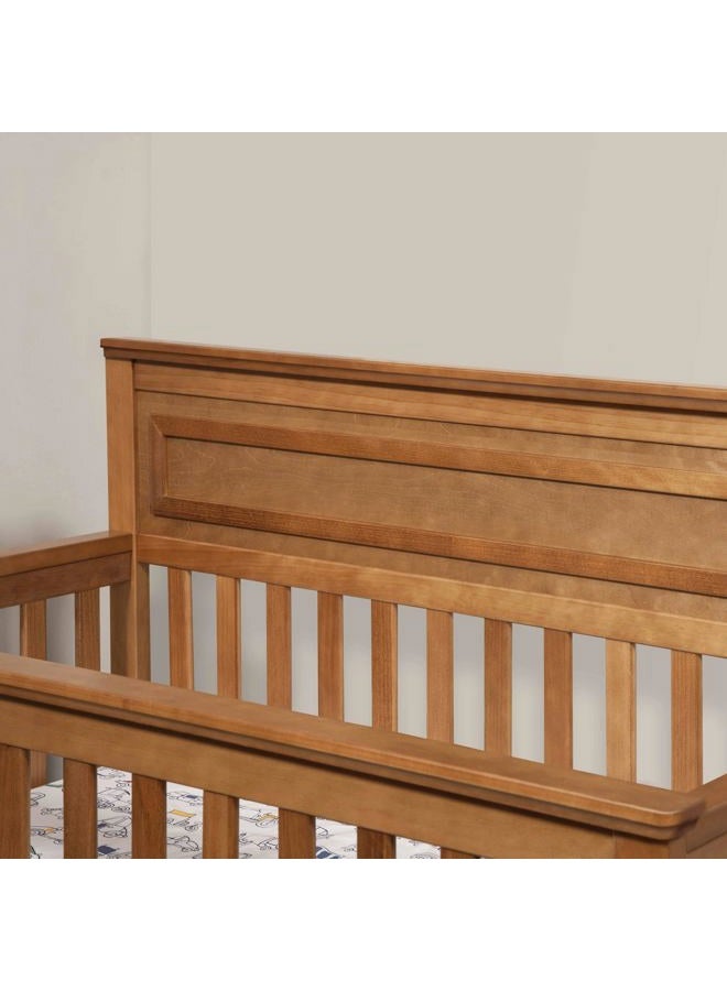 Davinci Autumn 4-in-1 Convertible Crib in Chestnut, Greenguard Gold Certified - Image 4