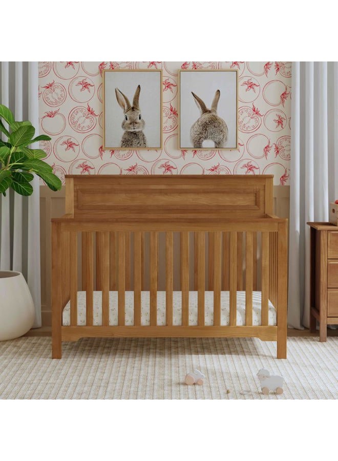 Davinci Autumn 4-in-1 Convertible Crib in Chestnut, Greenguard Gold Certified - Image 2