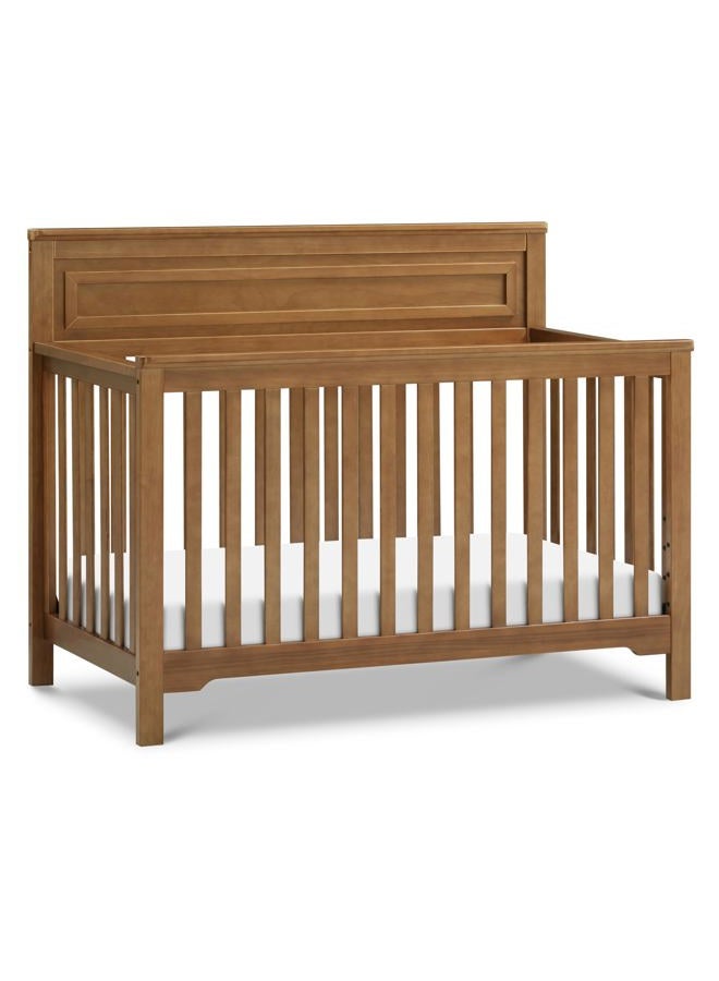 Davinci Autumn 4-in-1 Convertible Crib in Chestnut, Greenguard Gold Certified - Image 1