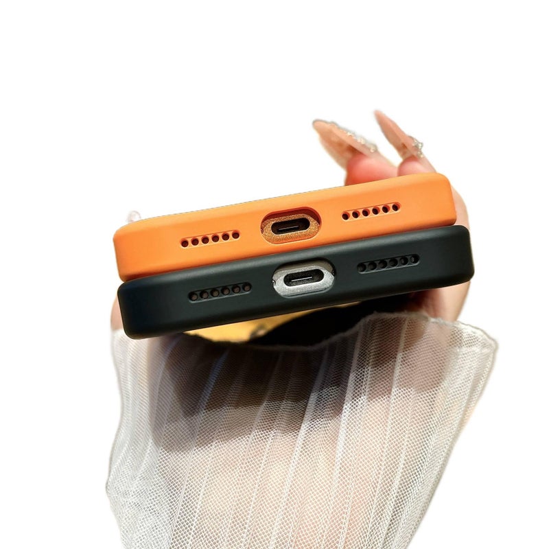 Silicone MagSafe Case for iPhone 14 / 14 Plus / 14 Pro / 14 Pro Max with Drop Protection and Strong Magnetic plus Shockproof plus Anti-Slip Grip in Black - Layan Lure - Image 5