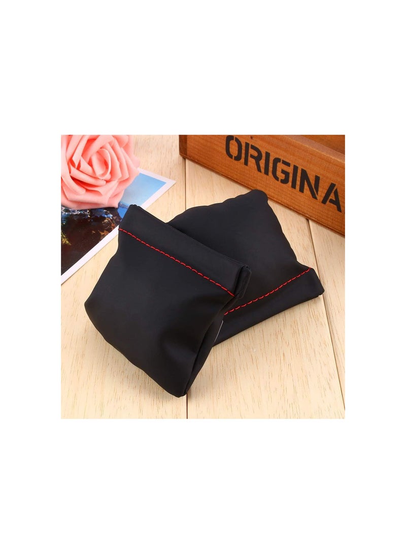 GGOOT Earphone Pouch, PU Leather Headphone Storage Bag Replacement Carrying Pouch Case Bag Wallet for Earphone Accessories, Pack of 5  - Image 3