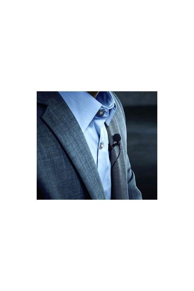 BOYA Boya BY-M1 Lavalier Microphone - Micro-Craft Design Description: The Boya BY-M1 is a handheld lavalier microphone with a micro-craft design, ideal for high-quality audio recordings during presentations and videos. It features a 3.5mm connector, an on/off switch, and a long cord for comfort during use. Compatible with a wide range of devices such as smartphones and cameras, it comes in a case containing the microphone and a QR code for more information. - Image 3