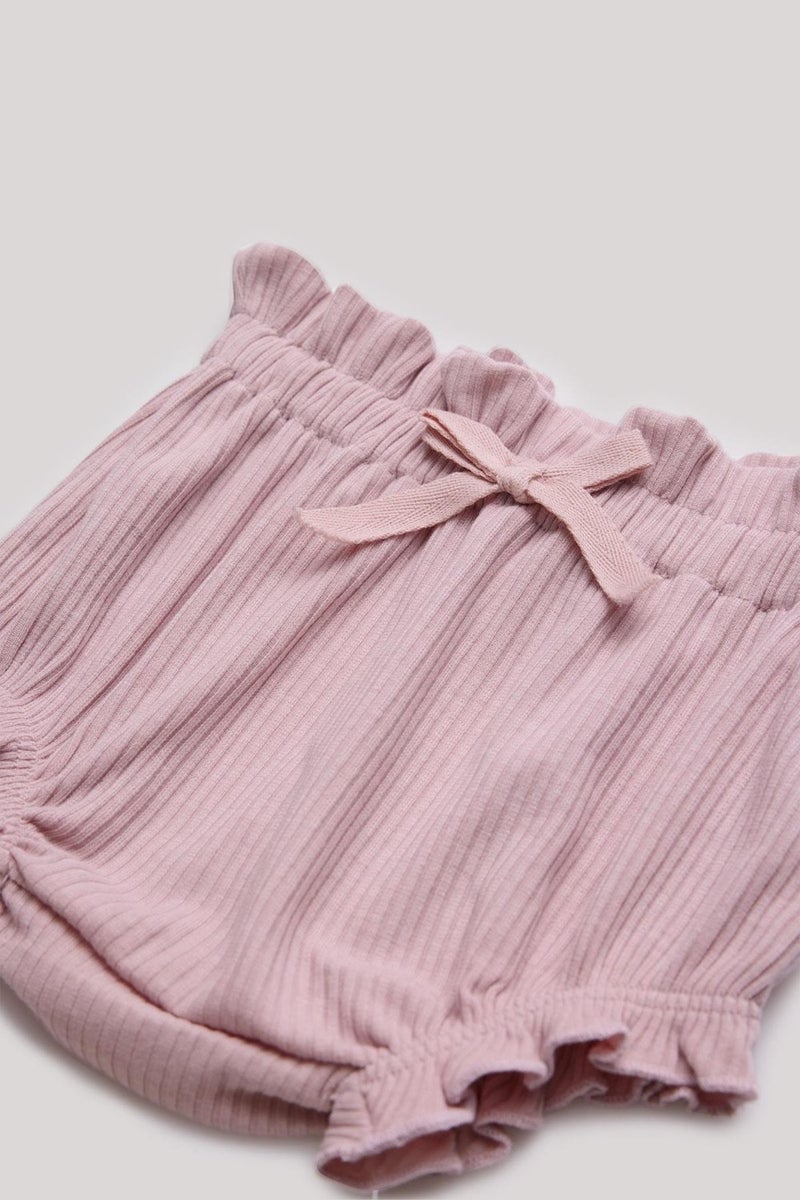 Layette Bg Store Baby Girl Pink Shorts  - Image 3