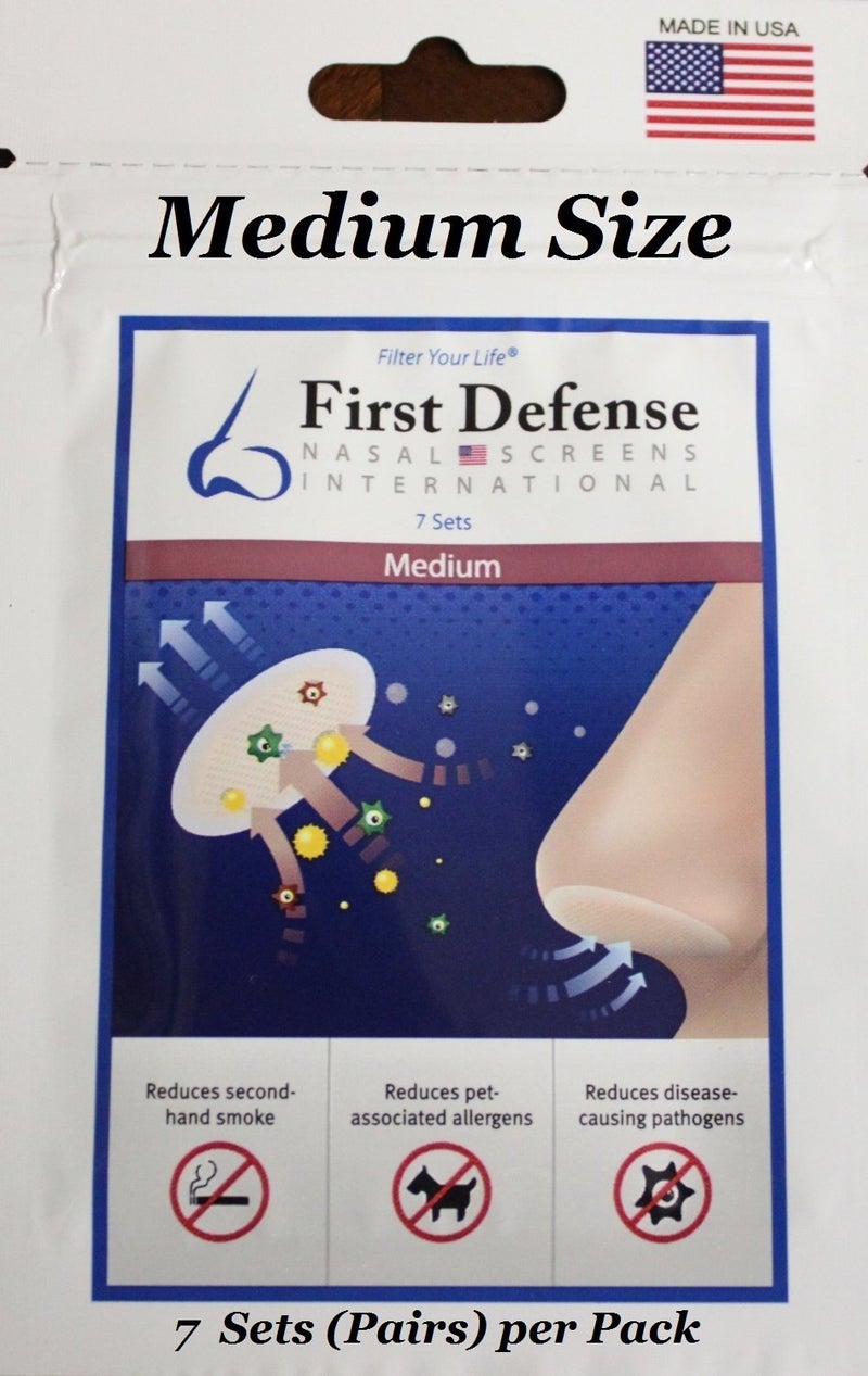 First Defense Nasal Screens PickASize and Quantity Packs 1Pack Medium - Image 3