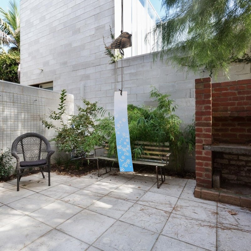 Mini Cast Iron Wind Chime Vintage Metal Hanging Bell Outdoor Garden Decor - Image 5