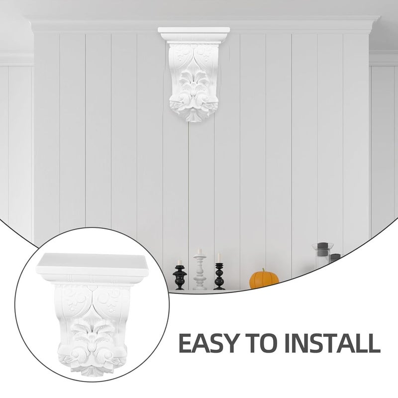 كوربيل أبيض ذاتي اللصق مُجهز للدهان جاهز للاستخدام الداخلي والخارجي - Image 4