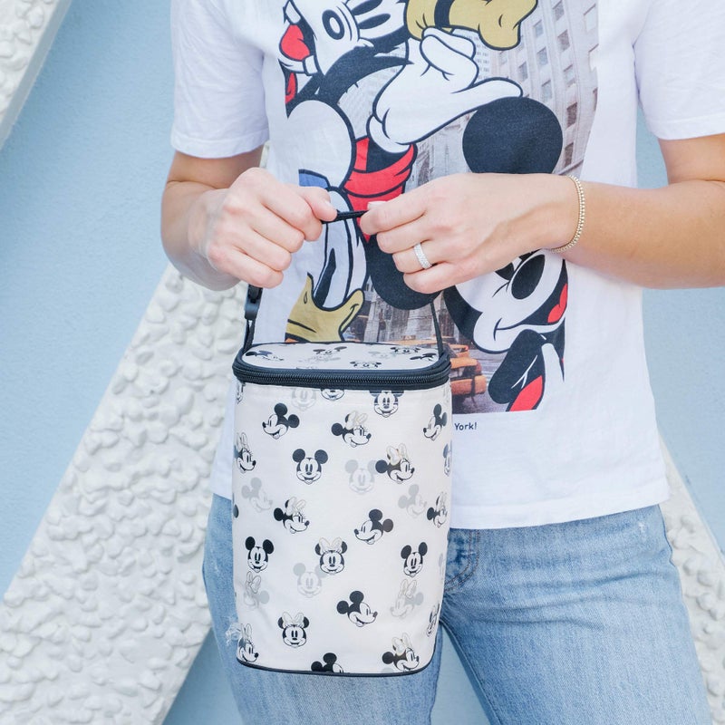 J.L. Childress Disney Baby TwoCOOL Breast Milk Cooler Travel Bag - Insulated Baby Bottle Storage Bag, Portable Organizer Pack, For Daycare or On the Go, Fits 2-4 Bottles - Mickey & Minnie Mouse - Image 3