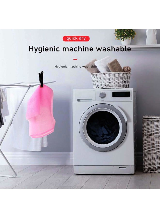 ARCH&M Exfoliating Washcloth 12 Pack Back Scrubber for Shower Towel Body Scrubber Microabrasion Net Sponge Japanese Beauty Washcloth Bath Wash Korean Wash Cloth Korean Loofah Scrub - Image 5