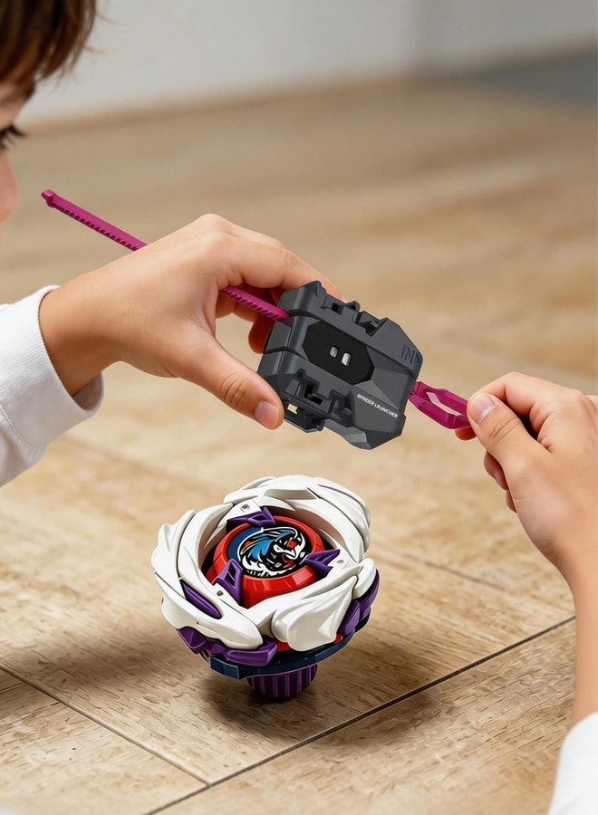 Desamvap UX-17 X Meteo Dragoon 3-70J Starter Left Spin Winder Launcher with Attack Type Top, Kids Toys Birthday Gift Ideal for 6+ Years - Image 3