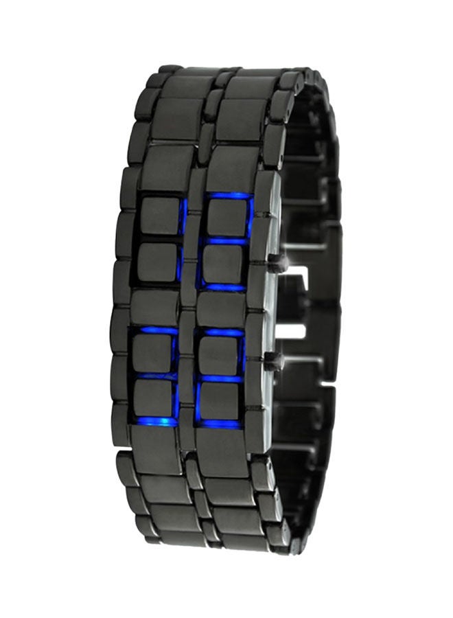 نيبمينينت ساعة رقمية مقاومة للماء من الإستانليس ستيل للرجال - Image 1