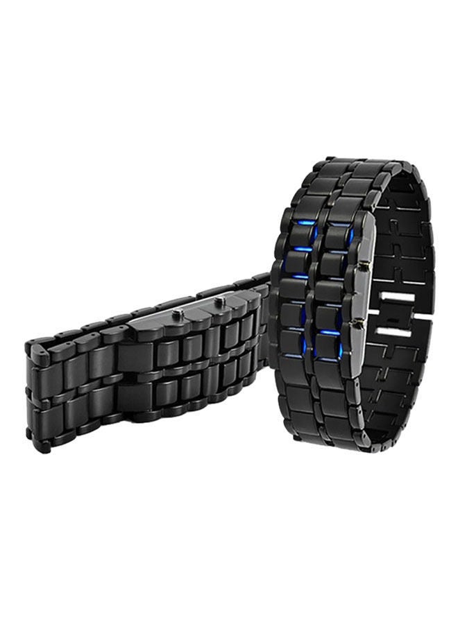 نيبمينينت ساعة رقمية مقاومة للماء من الإستانليس ستيل للرجال - Image 2