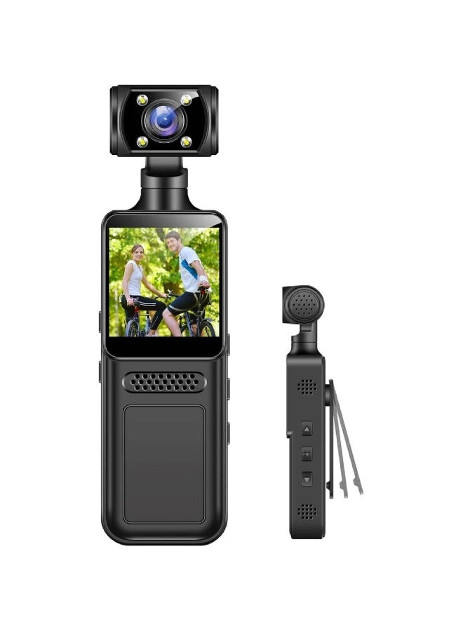 ZOOMEE Wearable 4K Body Camcorder Compact 180° Rotating Lens Portable Cycling Travel Sport Recorder Sports Camera - Image 3