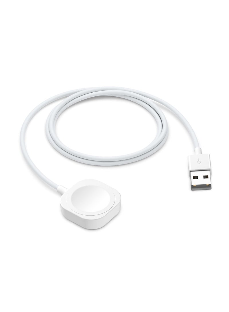 Captaintech Watch Charger for Apple Watch Charger, 1m USB Wireless Magnetic Portable Charging Cable Cord Compatible with Apple Watch Series 9/8/7/6/SE/5/4/3/2/1 - Image 1