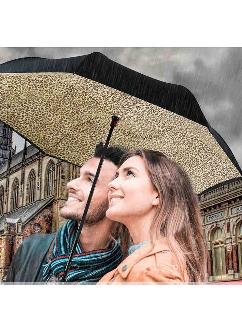 Arabest - Inverted Upside Down Umbrella with C-Handle UV Resistant Water and Wind Resistant Umbrella Suitable for Men and Women - Image 1