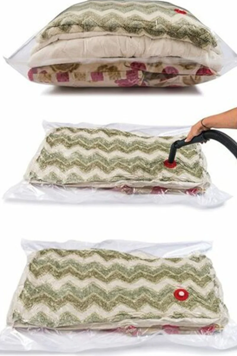 موبي Large Size Vacuum Bag Duvet Bag Vacuum Bag Storage Bag - 80 x 130 cm 1410