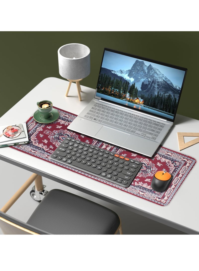 Necomi Desk Mouse Pad, Waterproof Gaming Mouse Pad with Stitched Edges, 800 x 300 x 3mm, Ergonomically Designed Mouse Pad, XXL Desk Mat, Non-Slip Desk Mat, XL Gaming Mouse Pad, Thick Rubber Desk Pad Mouse Pad - Image 3