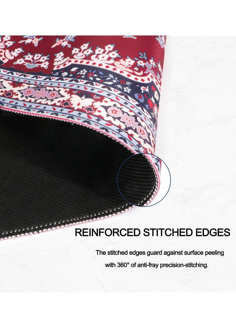 Necomi Desk Mouse Pad, Waterproof Gaming Mouse Pad with Stitched Edges, 800 x 300 x 3mm, Ergonomically Designed Mouse Pad, XXL Desk Mat, Non-Slip Desk Mat, XL Gaming Mouse Pad, Thick Rubber Desk Pad Mouse Pad - Image 5