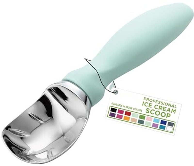 Levesica Heavy Duty Metal Ice Cream Scoop Mint - Image 1