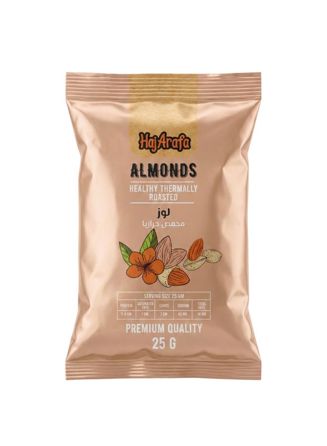 Healthy Thermally Roasted Almonds 25g