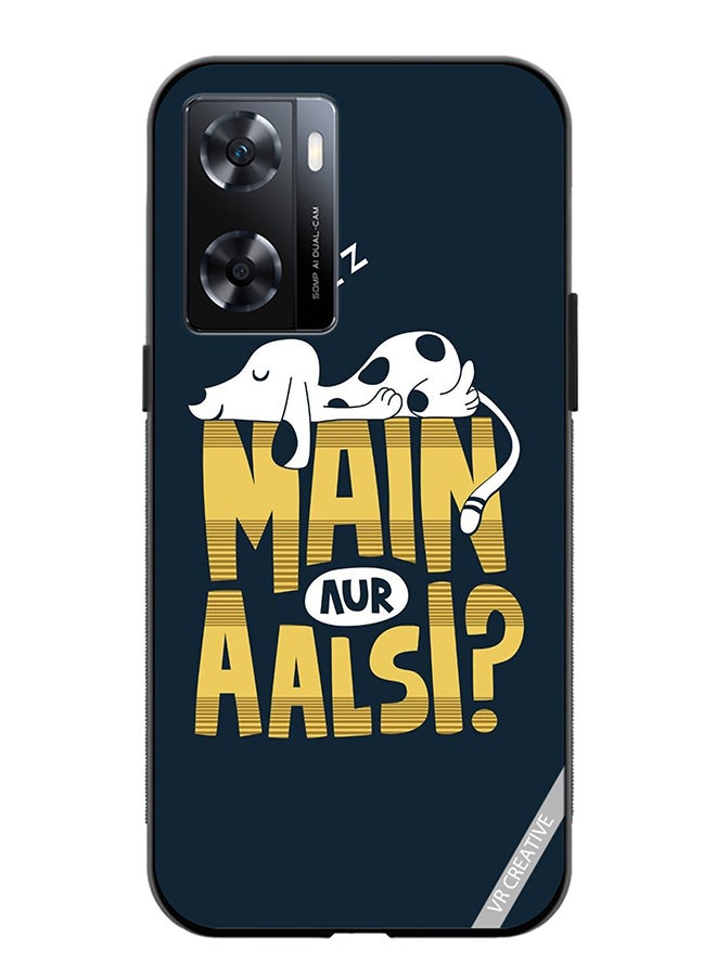 VR CREATIVE Protective Case Cover For Oppo A57/A77s Mai Aur Alsi Design Multicolour - Image 1