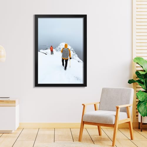 Veleclo 19.25x26.75 Picture Frame for Wall Display, 19.25x26.75 Black Picture Frame with Shatter Resistant Plexiglass, Stable and Sturdy Puzzle Frame for Wall Display, Handpicked Gift Collection - Image 5