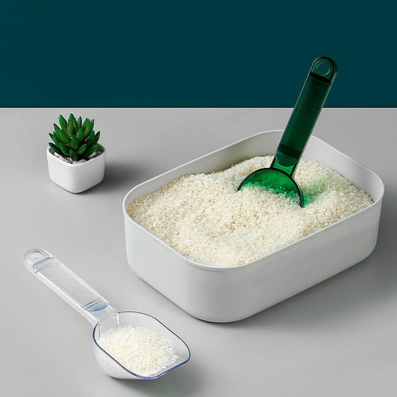 2Pcs Grains Scoop Kitchen Flour Scoop Clip Handle Scoop Kitchen Rice Shovel - Image 5