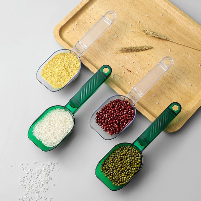 2Pcs Grains Scoop Kitchen Flour Scoop Clip Handle Scoop Kitchen Rice Shovel - Image 4