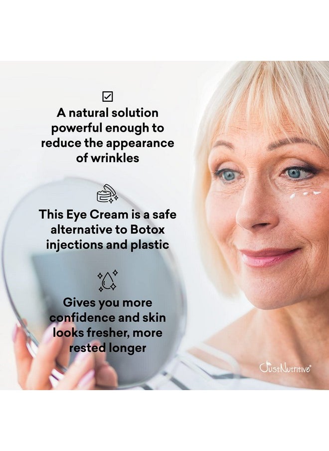 Just Nutritive Just Nutritive Anti-Aging Eye Cream | Nutritive Ingredients | Under Eye Wrinkle Treatment | Crows Feet Eye Cream | Best Anti Aging Cream For Eyes 2oz  - Image 5