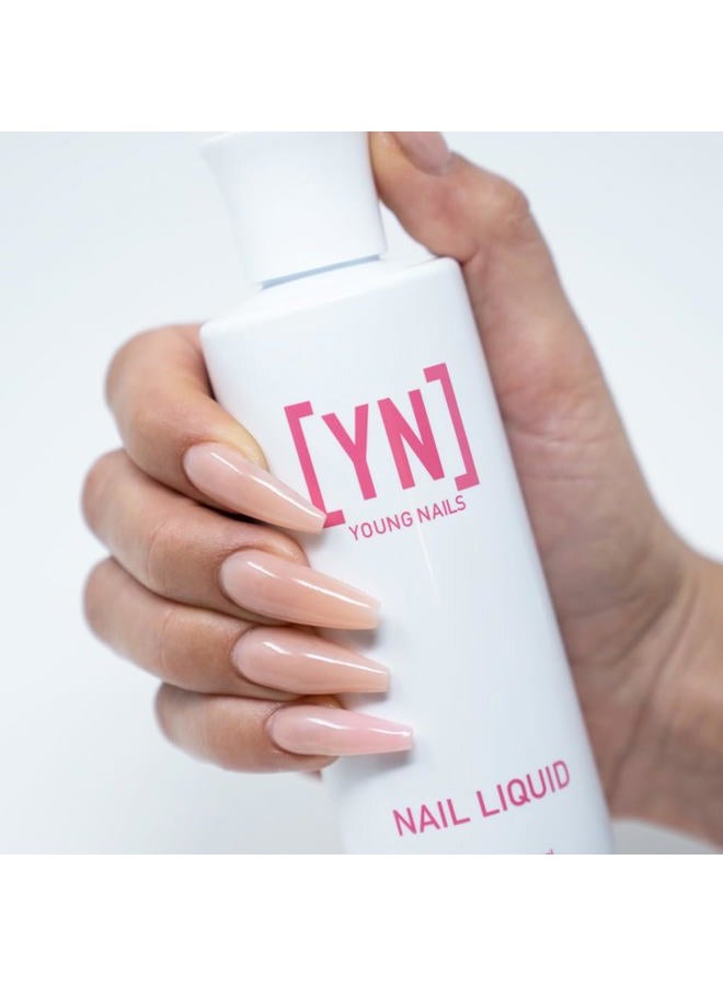 Young Nails Liquid Nail Monomer for Acrylic Nail Powder - Professional Liquid Monomer, Acrylic Nails At Home, Low Odor, MMA Free, Non-Yellowing, 6 oz - Image 3